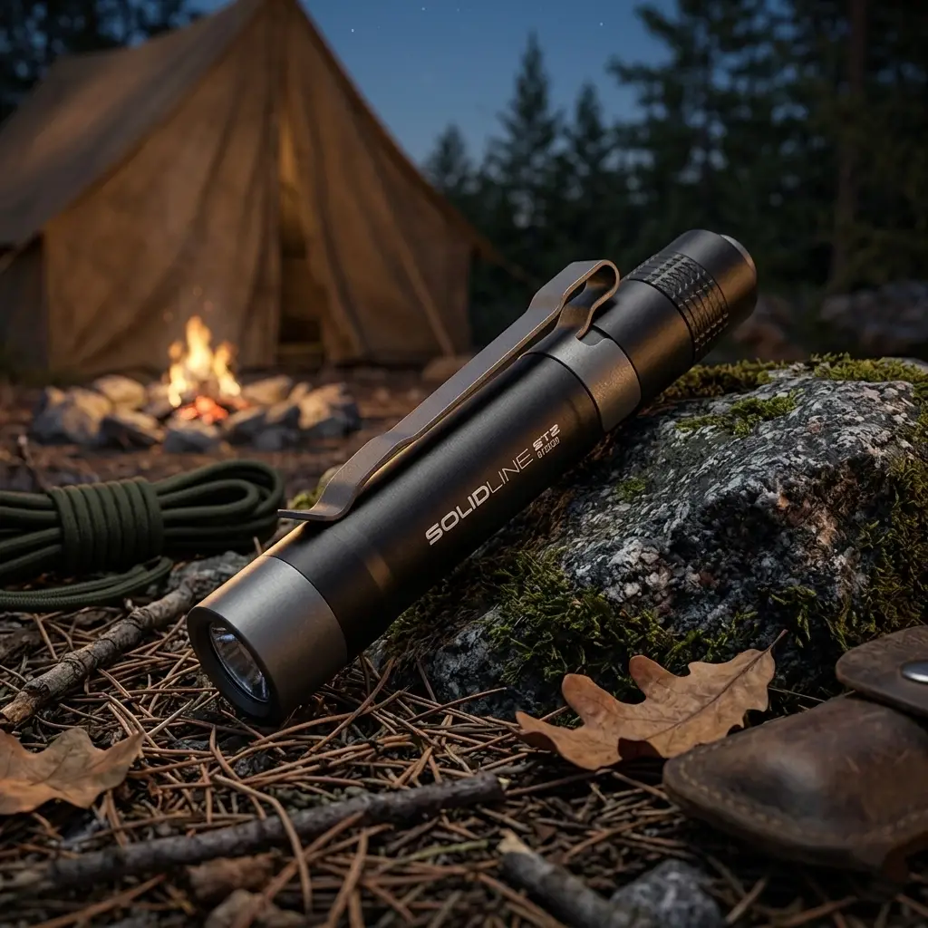 Knivox Ledlenser ST02 Kompakt LED El Feneri, 120 Lümen, IP54 Suya Dayanıklı