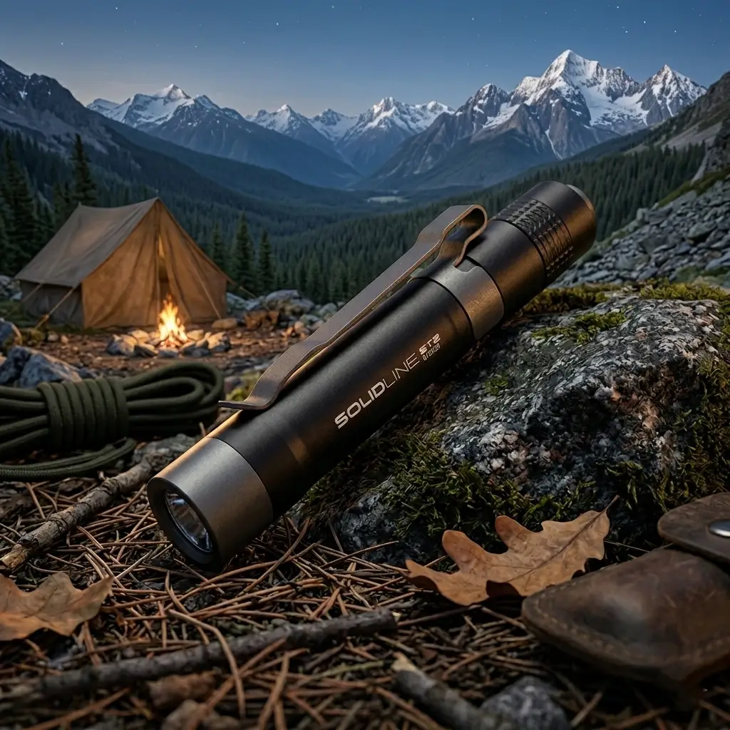 Knivox Ledlenser ST02 Kompakt LED El Feneri, 120 Lümen, IP54 Suya Dayanıklı