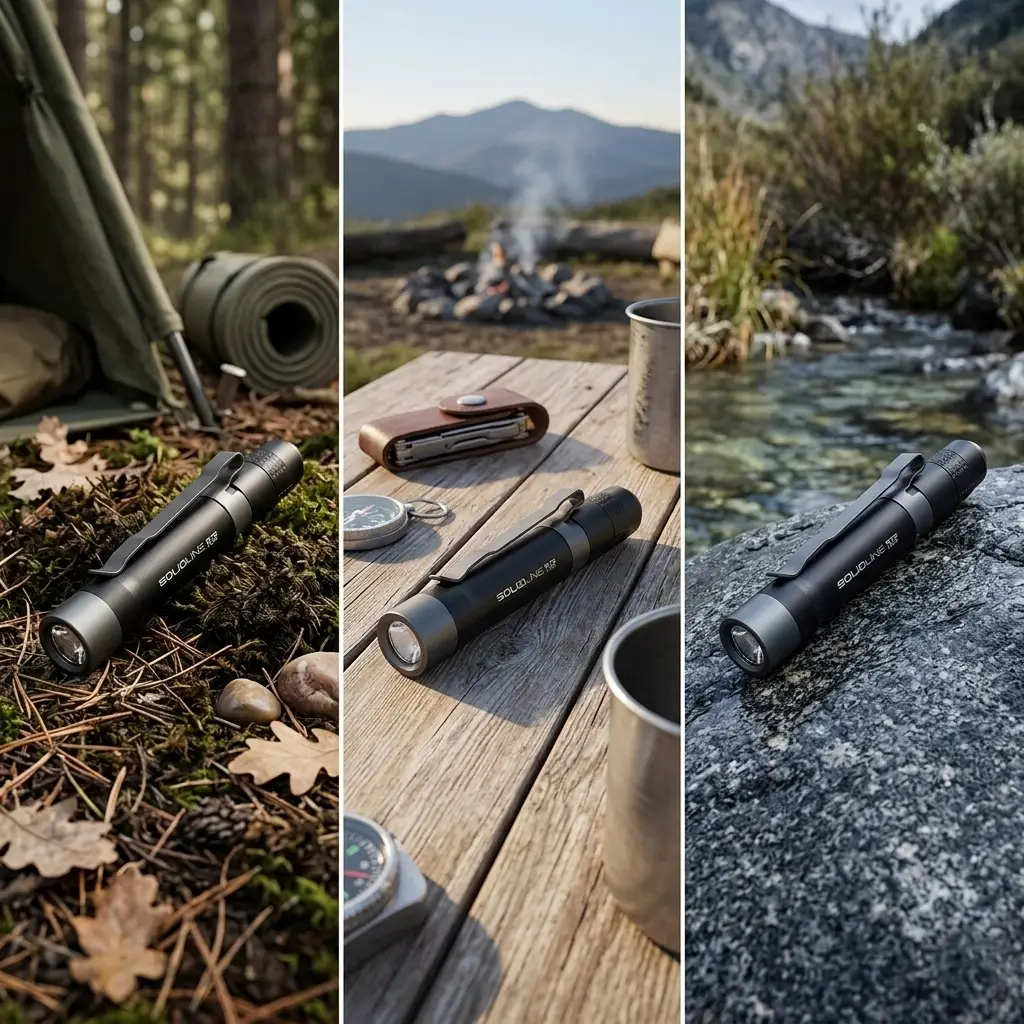 Knivox Ledlenser ST02 Kompakt LED El Feneri, 120 Lümen, IP54 Suya Dayanıklı