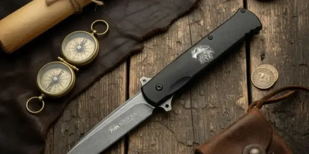 Otomatik Kamp Çakısı: Kartal Desenli Model ALSEPETEAVMde Sizi Bekliyor!