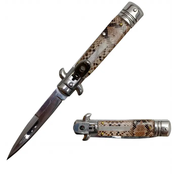 Mandallı Otomatik Açılır Kamp Çakısı Akc