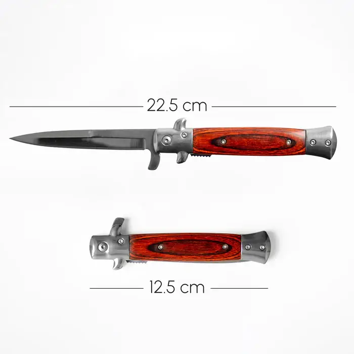 AKC 24cm İtalyan Stiletto Sustalı Bıçak