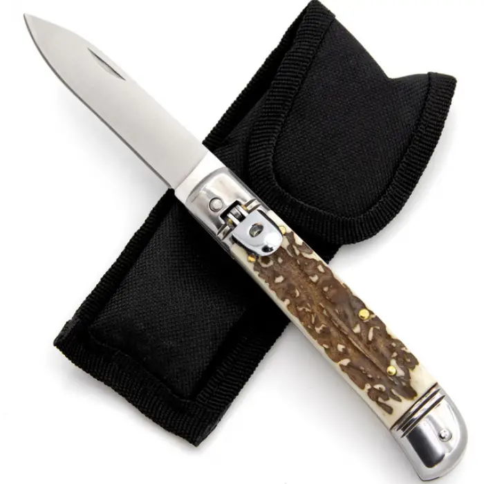 Mandallı Otomatik Açılır Kamp Çakısı Akc