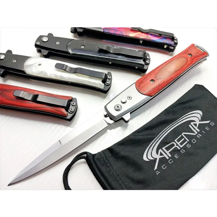 AKC Alsepeteavm İtalyan Stiletto 33cm Otomatik Çakı