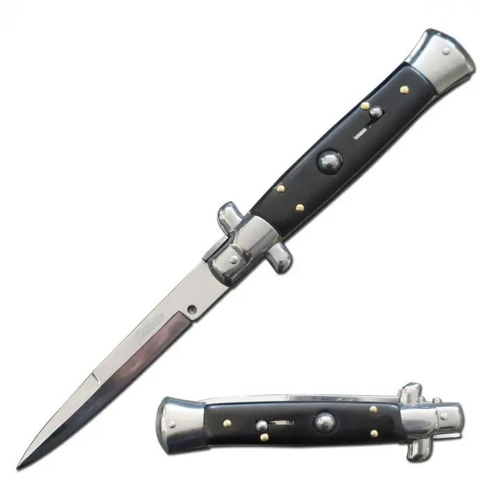 Akc 24cm Stiletto Otomatik Çakı Kılıflı
