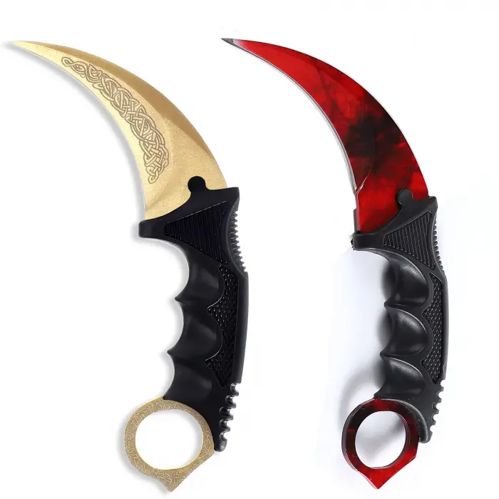 Ay Yıldız Temalı Sabit Bıçak Karambit