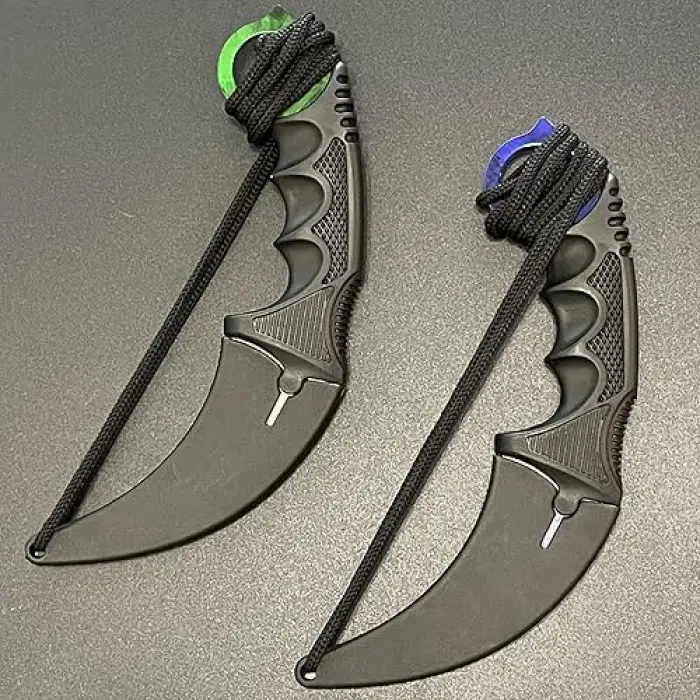 Metal Kabze Mavi Karambit X05
