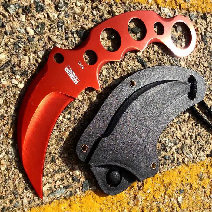 Mavi Karambit Bıçak