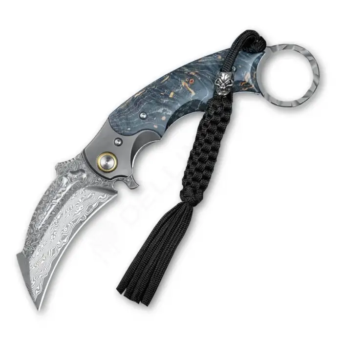 Fixed Blade Survival Ahşap Kabze Karambit