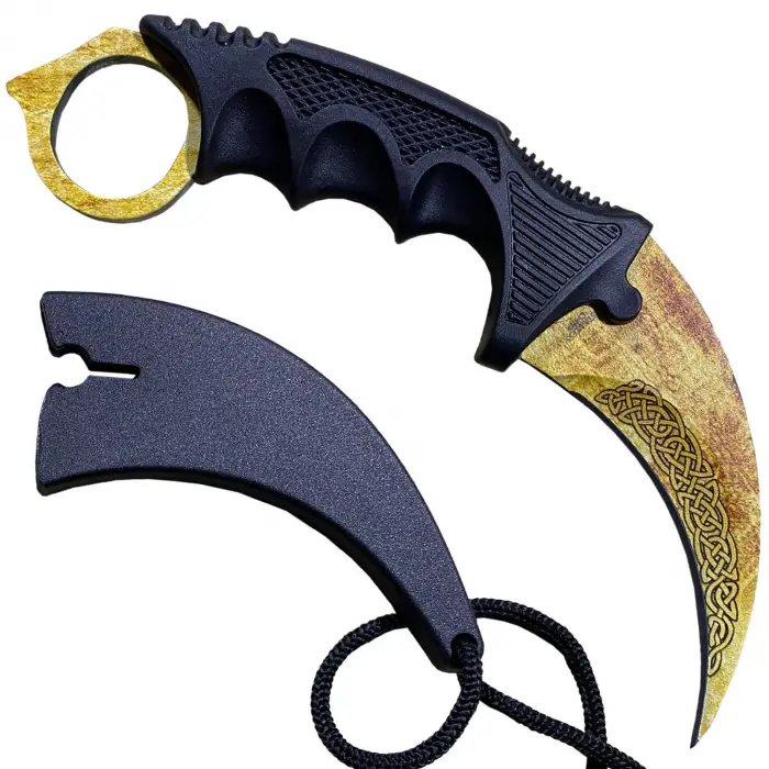 Katlanır Karambit Ahşap Kabze