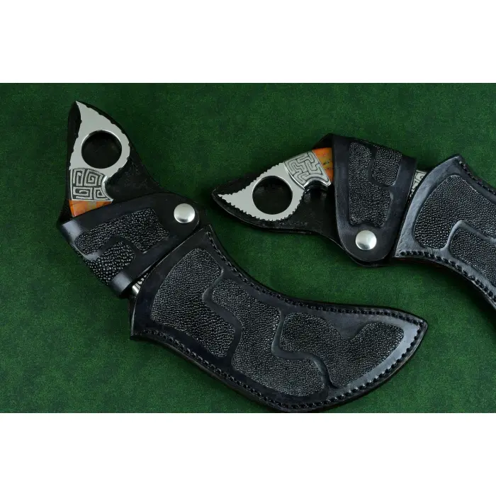 Ahşap Kabza Karambit Outdoor
