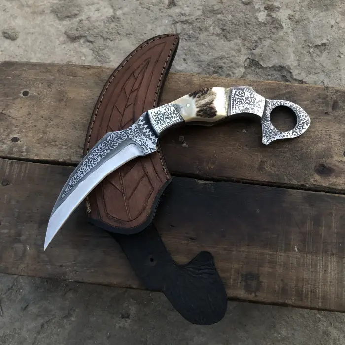 Ay Yıldız Baskılı Taktik Karambit