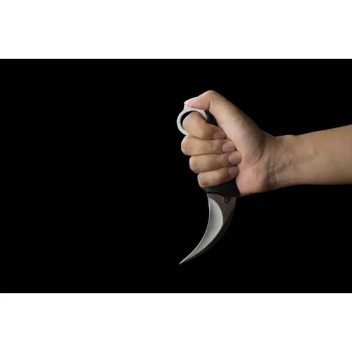 Gri-Mavi Karambit Sabit Bıçak