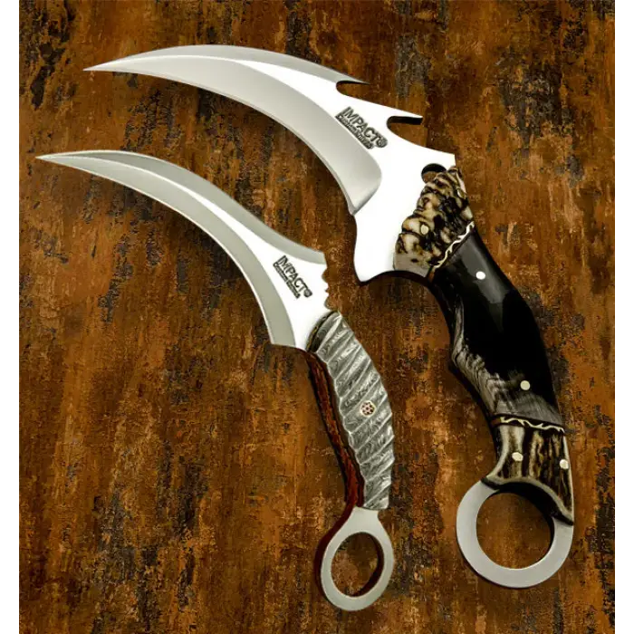 Mavi Saplı Karambit Bıçak