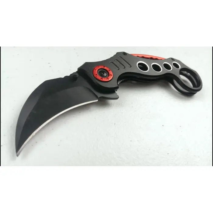 Katlanır Karambit Ahşap Kabze