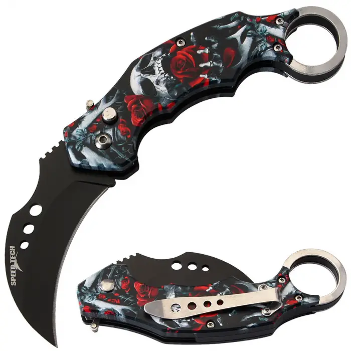 Ahşap Saplı Karambit Çakı