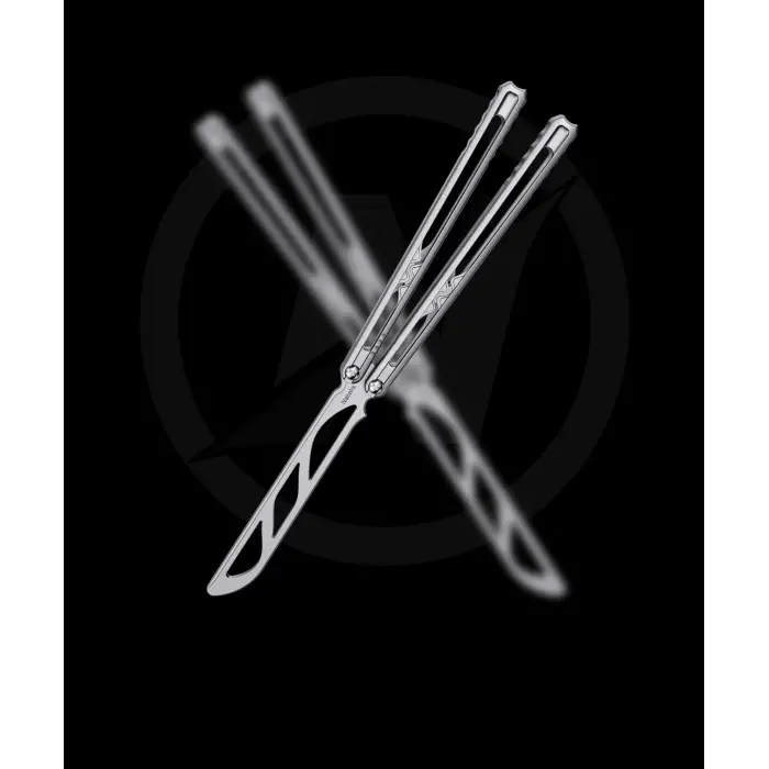 AlsepeteAvm Siyah Ejderha Desenli Kelebek Çakı – Sınırlı Stok