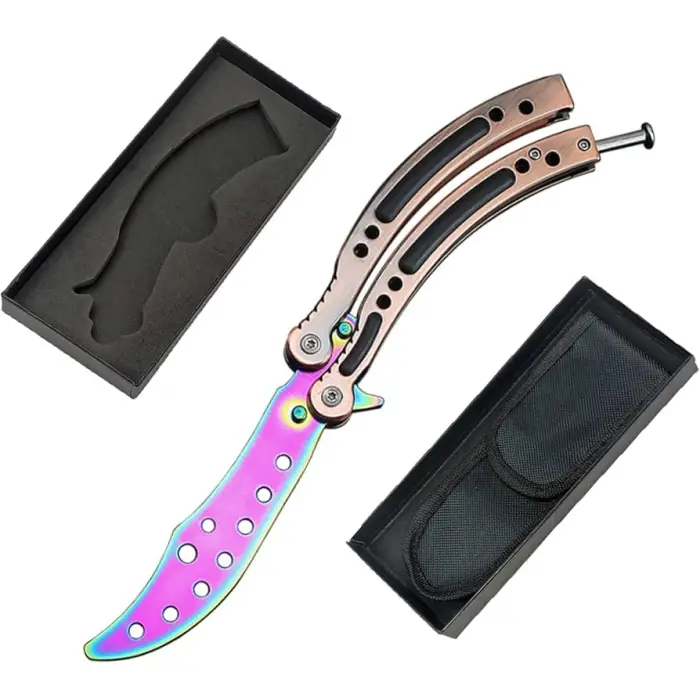 El Yapımı Tanto Tarak Kelebek – Güçlü ve Şık