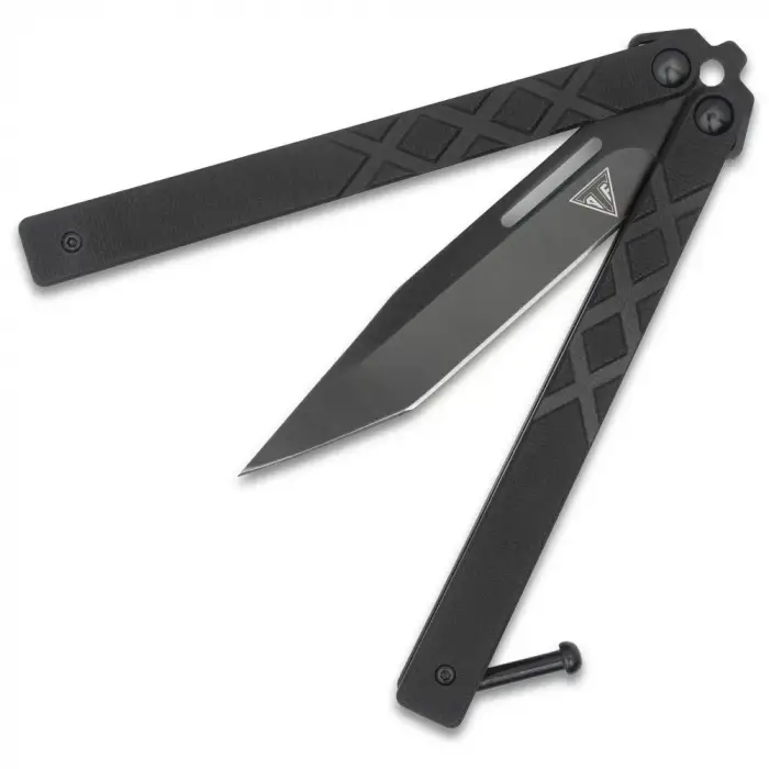 AlsepeteAvm Neon Gökkuşağı Kelebek Bıçak – Gece Parlayan