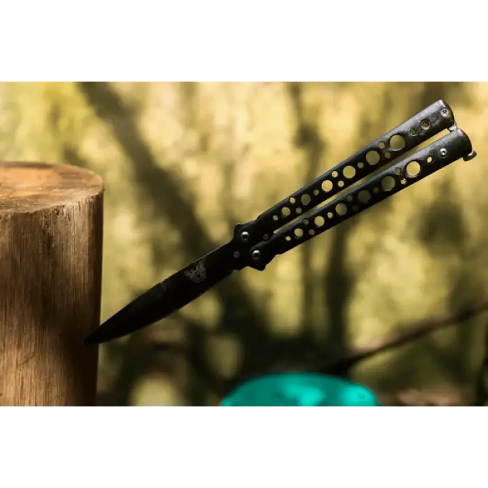 Anka Kuşu Desenli Kelebek Bıçak – Mitolojik Trend – 2025