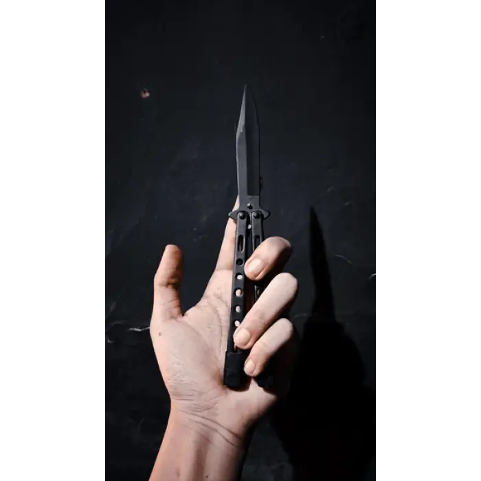 Tanto Uçlu Kelebek Bıçak – Savaşçı Stil – Trend