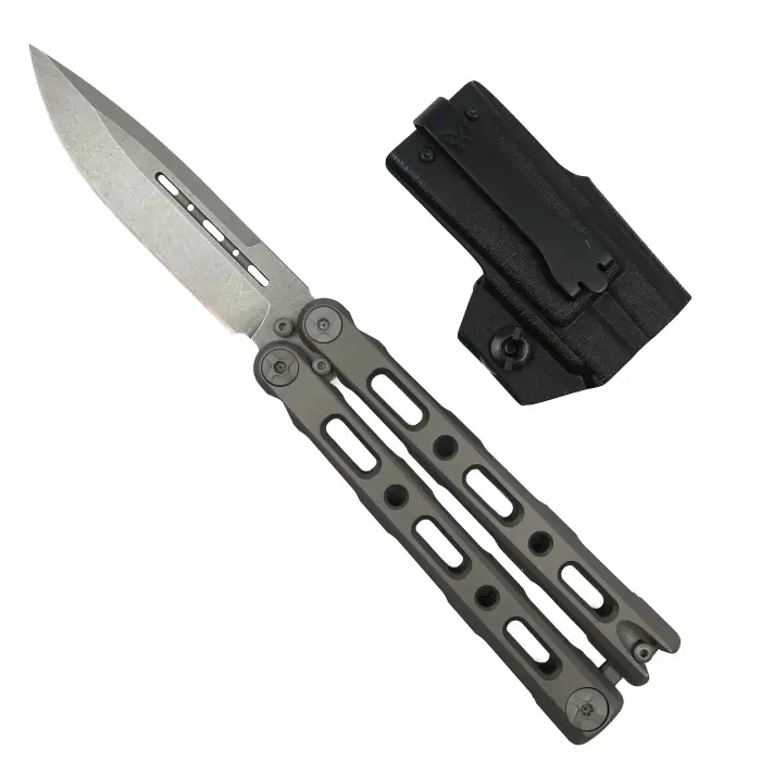 AlsepeteAvm Kuru Kafa Desenli Kelebek Bıçak – Gotik Stil