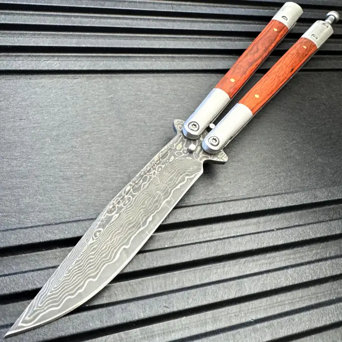 AlsepeteAvm Metalik Kelebek Bıçak – Ayna Etkisi