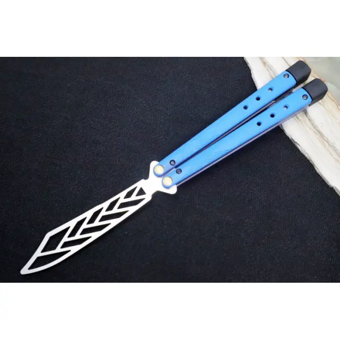 AlsepeteAvm Mavi Tanto Kelebek Bıçak – Soğuk Çelik