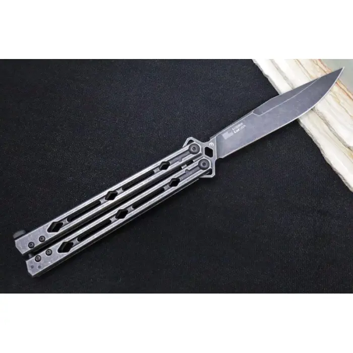 AlsepeteAvm Türk Bayrağı Desenli Kelebek Bıçak – Milli