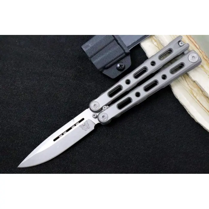 AlsepeteAvm Skull Head Kelebek Bıçak – Kuru Kafa 3D