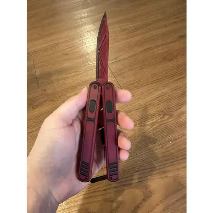 AlsepeteAvm Kırmızı Ejderha Desenli Kelebek – Ateş Teması