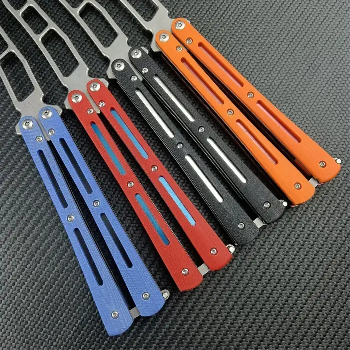 AlsepeteAvm Paslanmaz 440C Kelebek Bıçak – Uzun Ömürlü