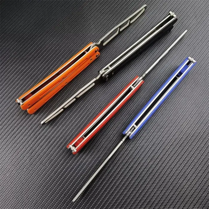 AlsepeteAvm Kelebek Bıçak + Deri Kılıf – Klasik Tarz