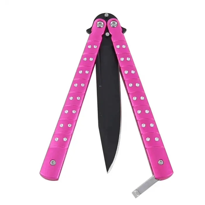 AlsepeteAvm Kare Desenli Kelebek Bıçak – Geometrik