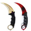 Ay Yıldız Temalı Sabit Bıçak Karambit