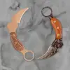 X05 Mavi Karambit Paslanmaz Çelik