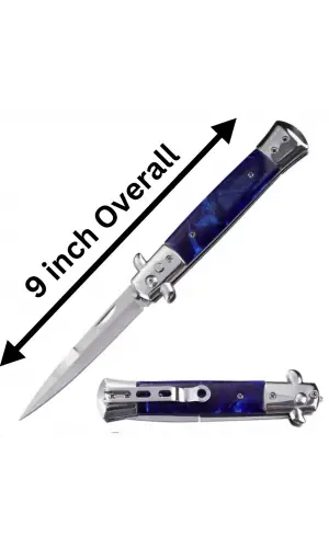 Akc 24cm Stiletto Otomatik Çakı Kılıflı