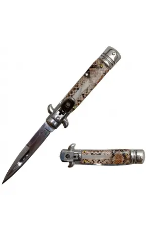 Mandallı Otomatik Açılır Kamp Çakısı Akc