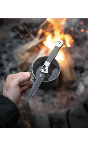 Akc İtalyan Stiletto 33cm Jumbo Boy Kamp Bıçağı