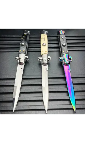 23 cm İtalyan Stiletto Otomatik Cep Bıçağı