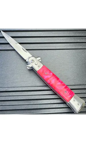 Akc 33cm İtalyan Sustalı Stiletto Siyah