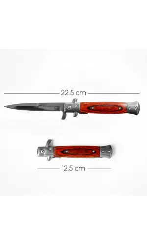 AKC 24cm İtalyan Stiletto Sustalı Bıçak