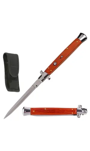 Akc 33cm İtalyan Sustalı Stiletto Siyah