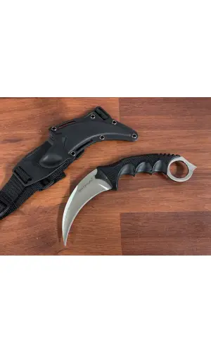 Mavi Saplı Karambit Bıçak
