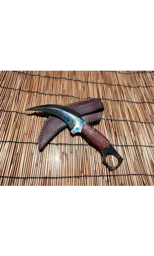 Ahşap Kabza Karambit Outdoor