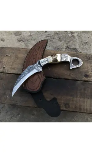 Ay Yıldız Baskılı Taktik Karambit