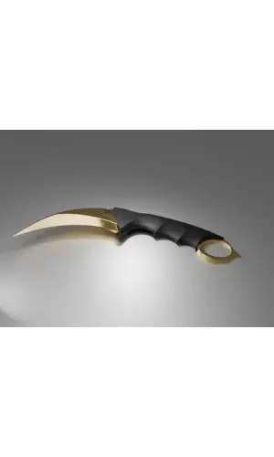 Metal Kabze Mavi Karambit X05