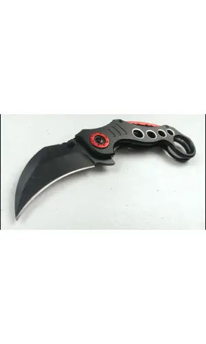 Katlanır Karambit Ahşap Kabze
