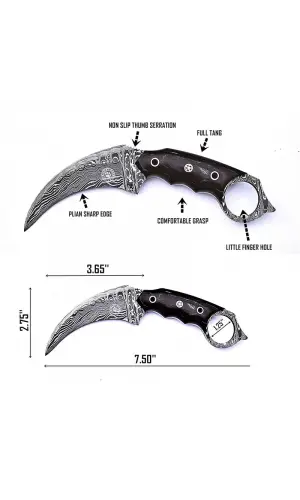 Fixed Blade Karambit Bıçak Survival