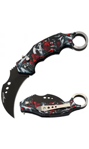Ahşap Saplı Karambit Çakı